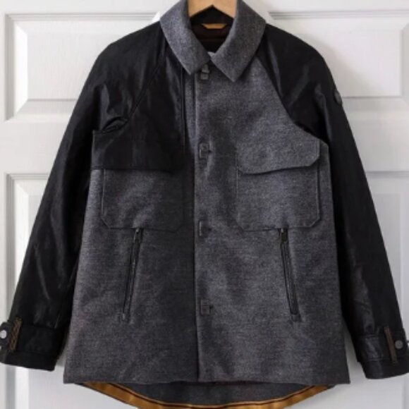 Sorel Aylwin Wool Trench Goose Down Coat | Size Small - Picture 1 of 10